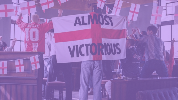 Happy and laborious - Patterns of Play x Corbin Shaw celebrate romance of England fans