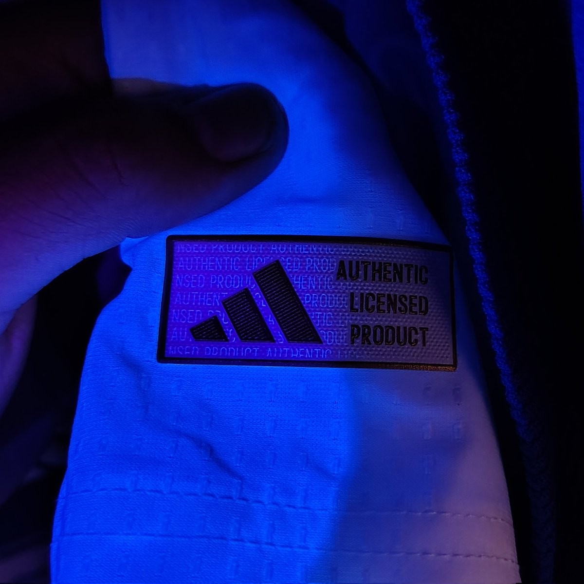 Adidas Authentic Kit Badge Features Hidden UV Print