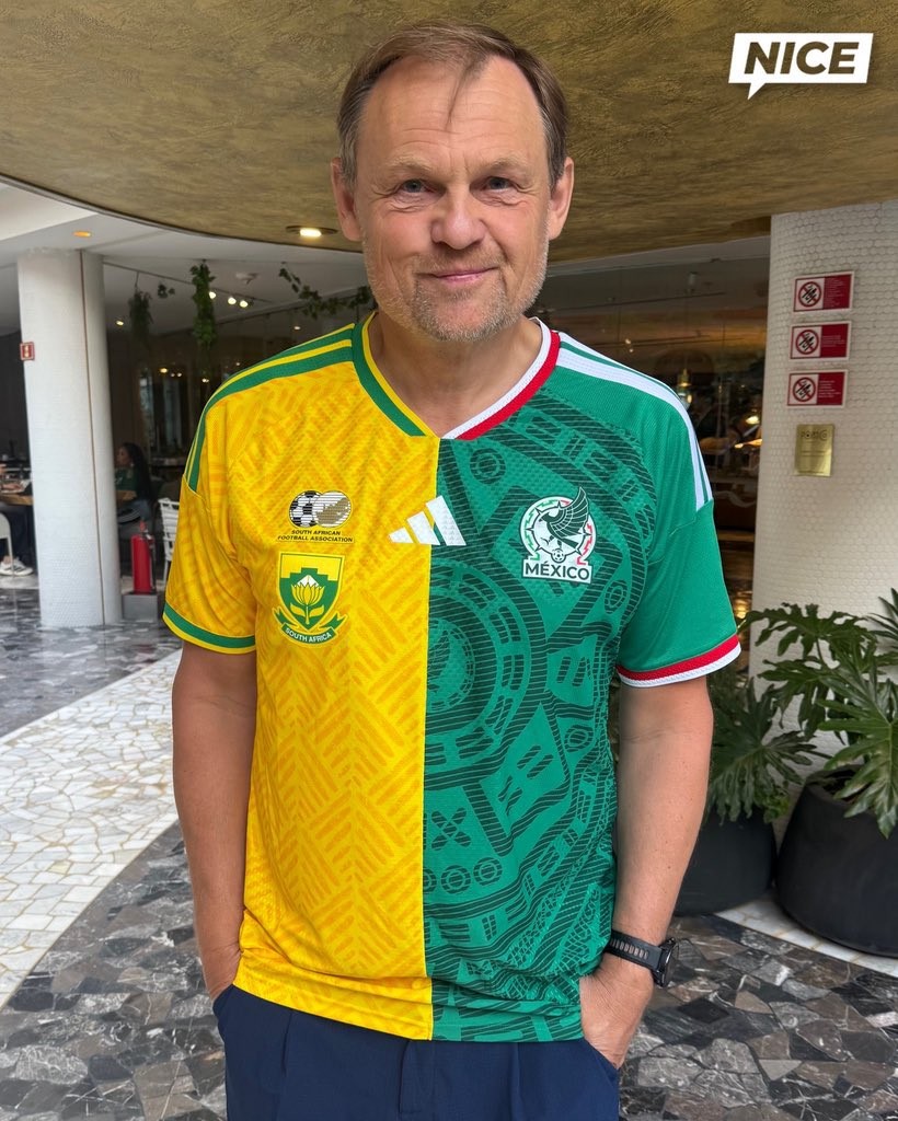 Adidas CEO Wears Custom Half-and-Half Mexico / South Africa Kit at 2026 World Cup Opening Match