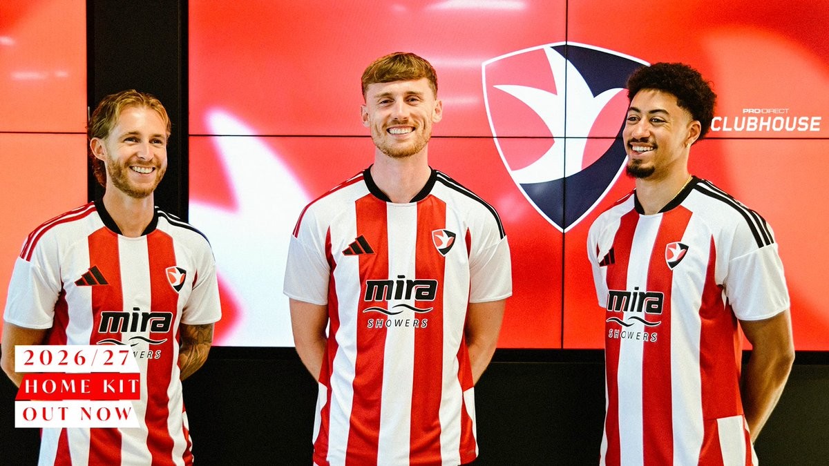 Adidas Cheltenham Town 26-27 Home Kit Released - No More Errea