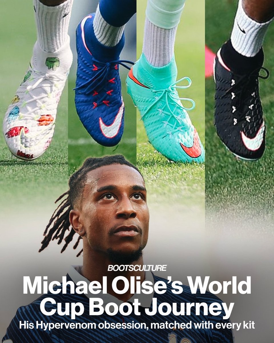 All Custom Michael Olise Nike Hypervenom 3 Boots at 2026 World Cup