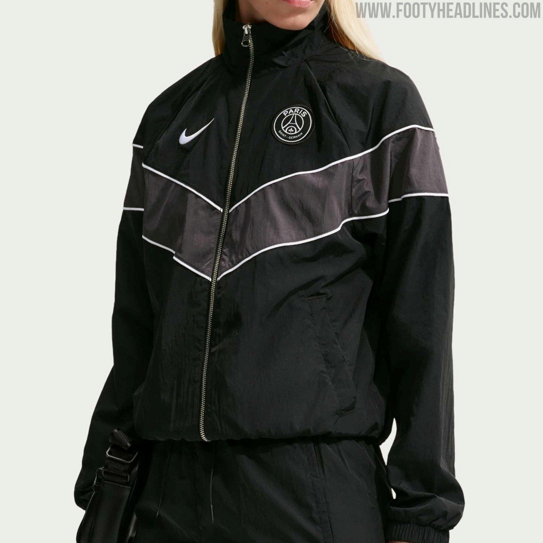 Black PSG 2026 Windrunner Jacket Released