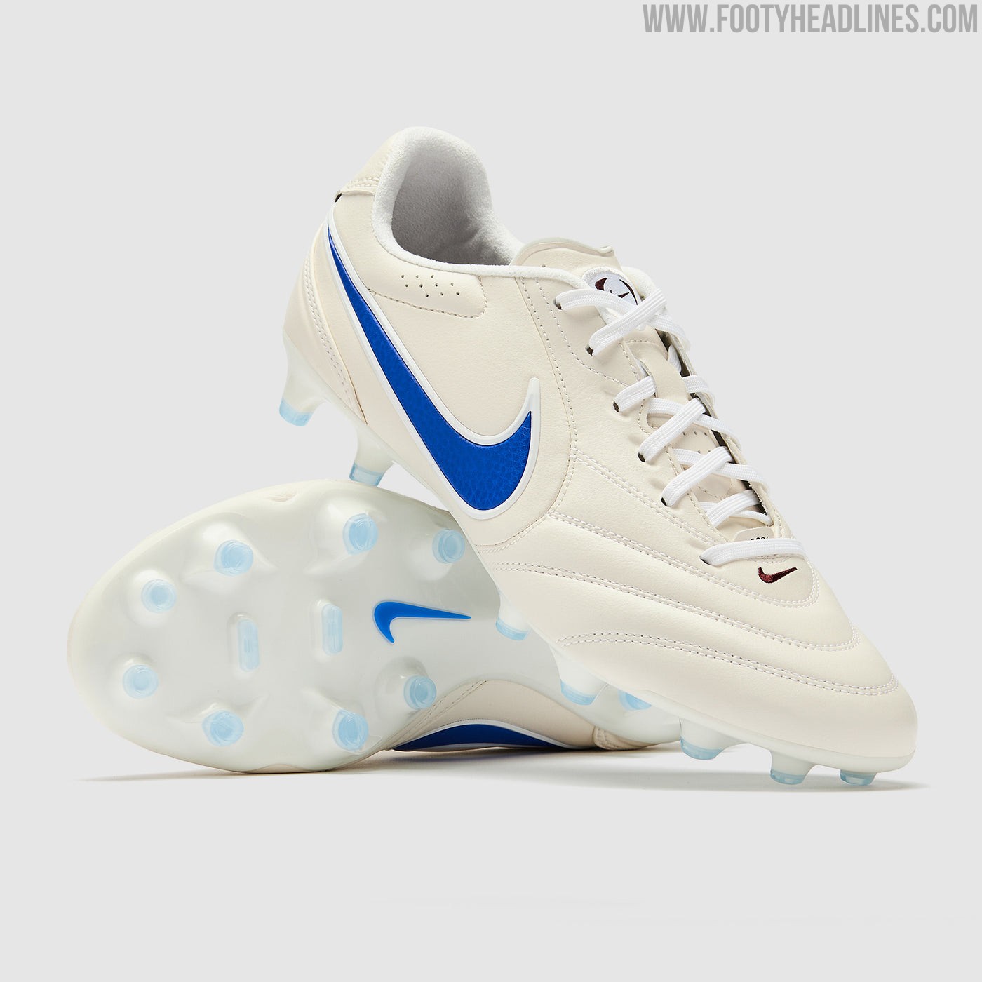 Chalk White / Racer Blue Nike Tiempo Ligera Boots Released