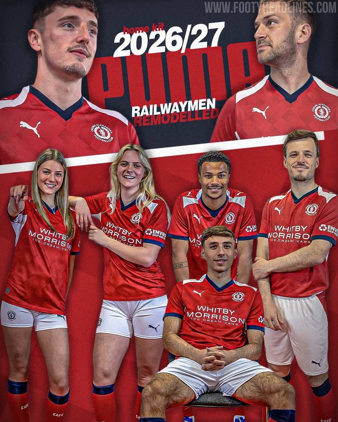 Crewe Alexandra 26-27 Home Kit Released
