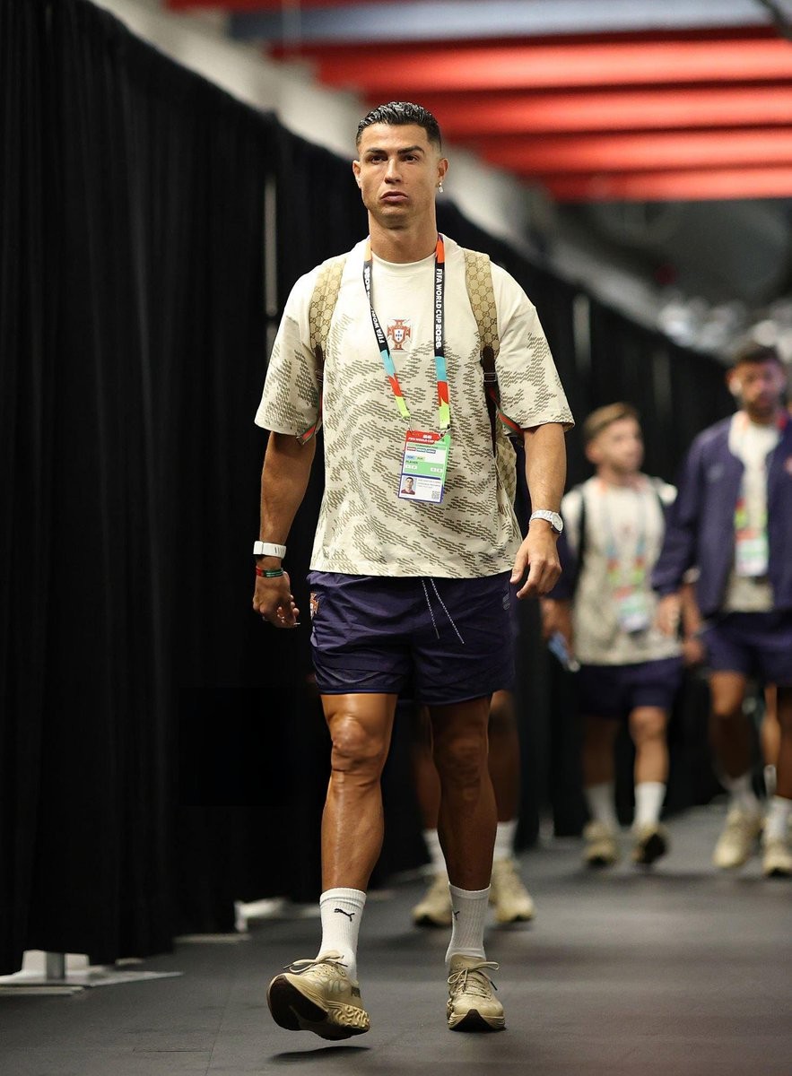 Cristiano Ronaldo Spotted Wearing Puma Sneakers Ahead of World Cup 2026 Match