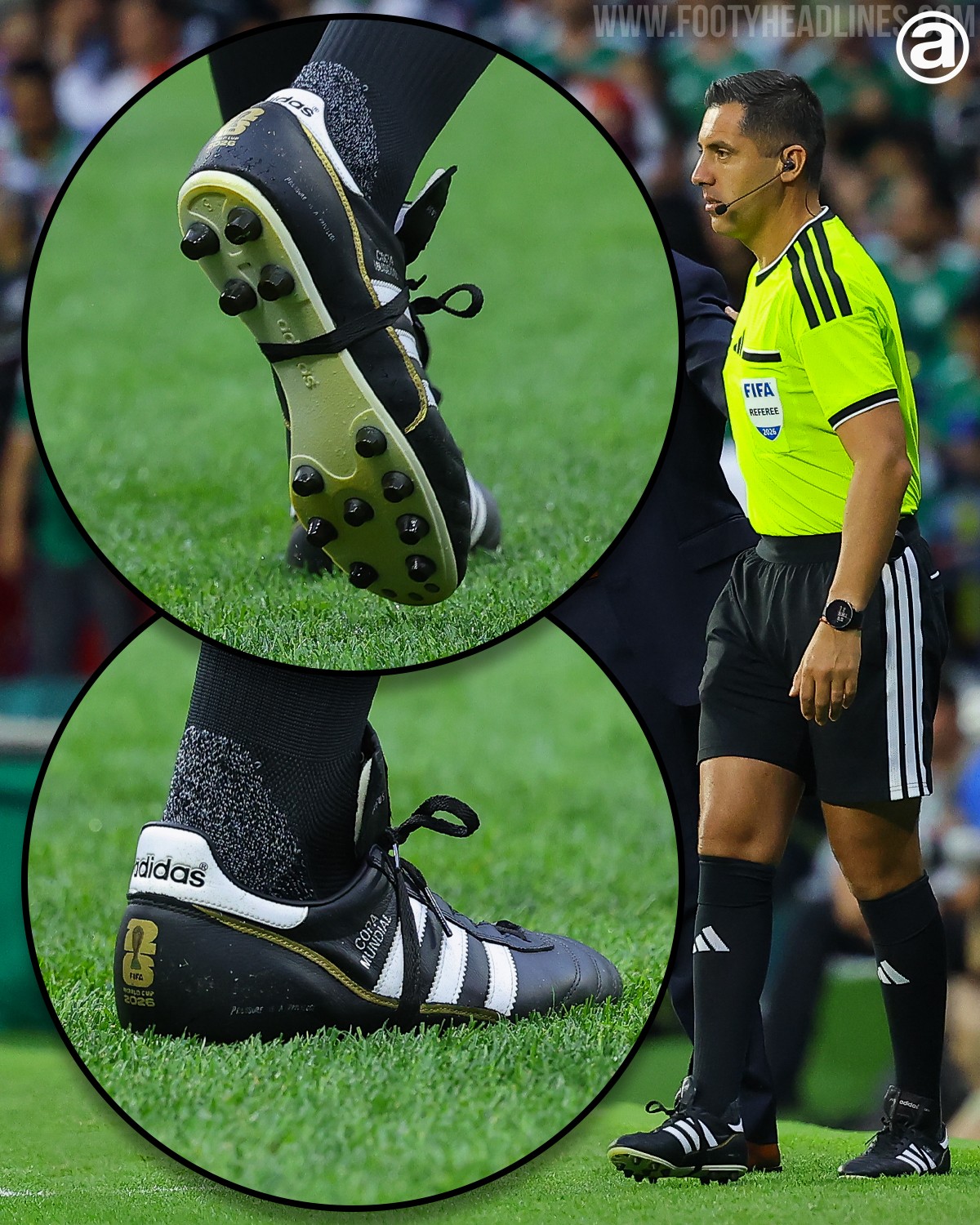 Custom Adidas Copa Mundial 2026 World Cup Referee Boots