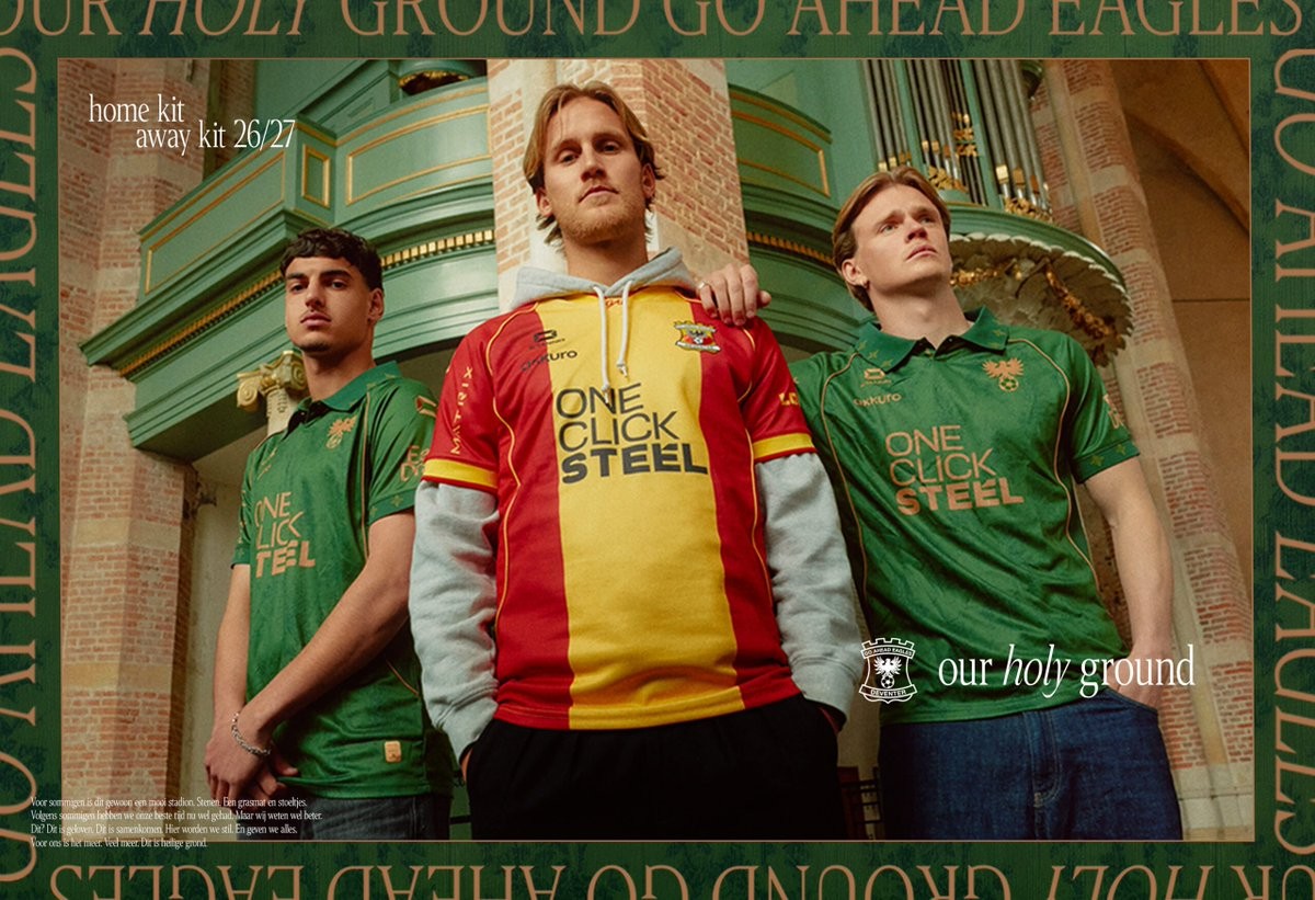 Go Ahead Eagles 26-27 Home & Away Kits Released