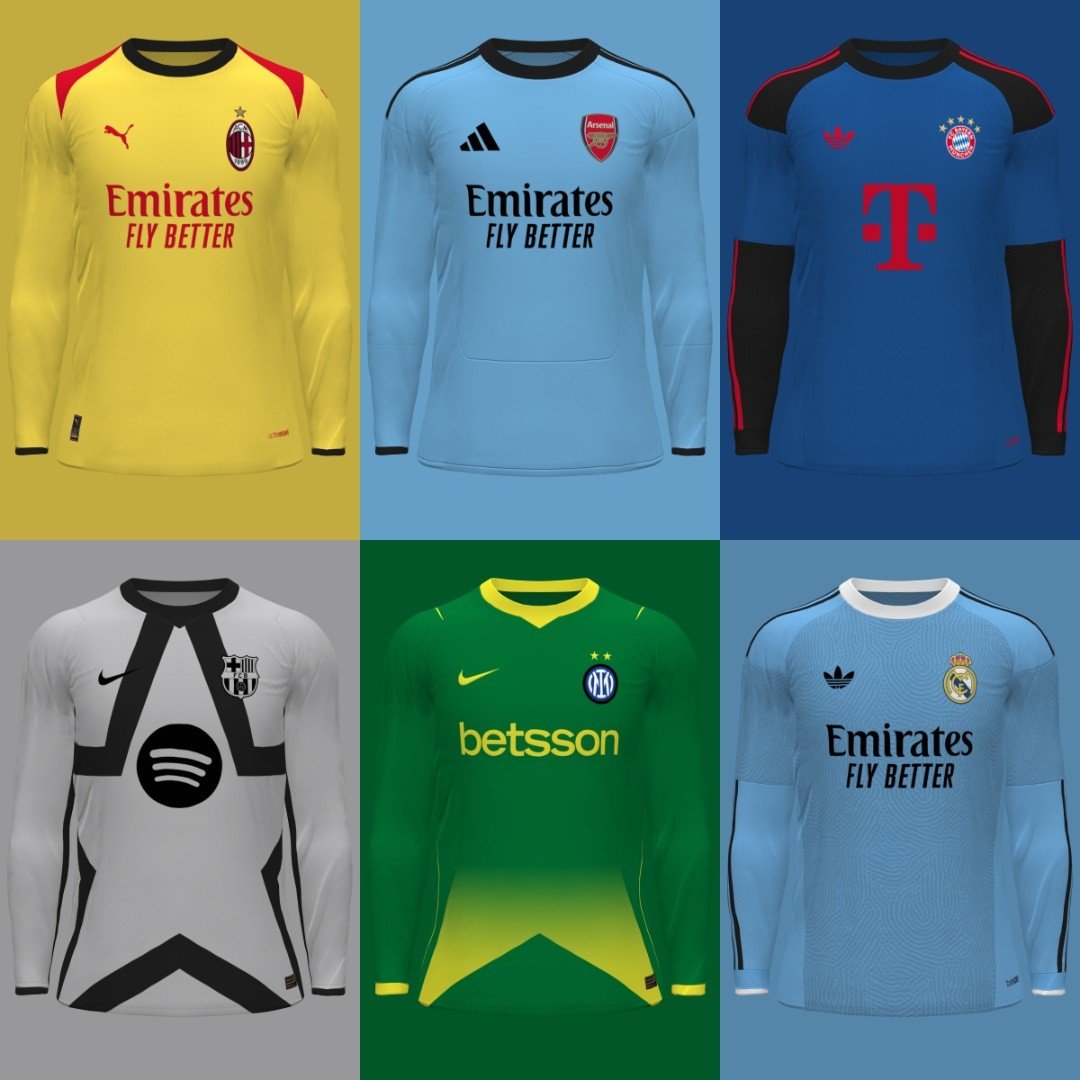 Goalkeeper Kits Added to FIFA Kit Creator and PES Master Bulk Generator
