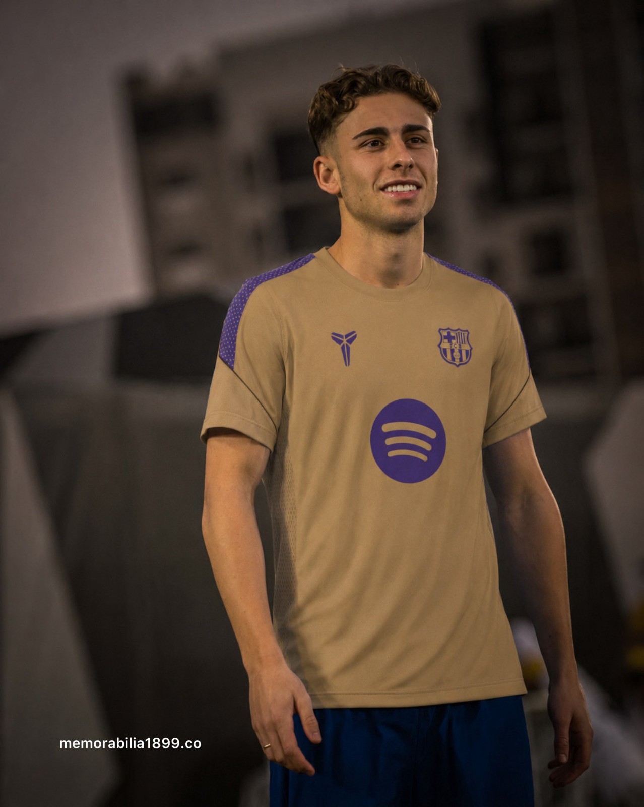 Gold Nike Mamba Barcelona 26-27 Training Shirt Leaked