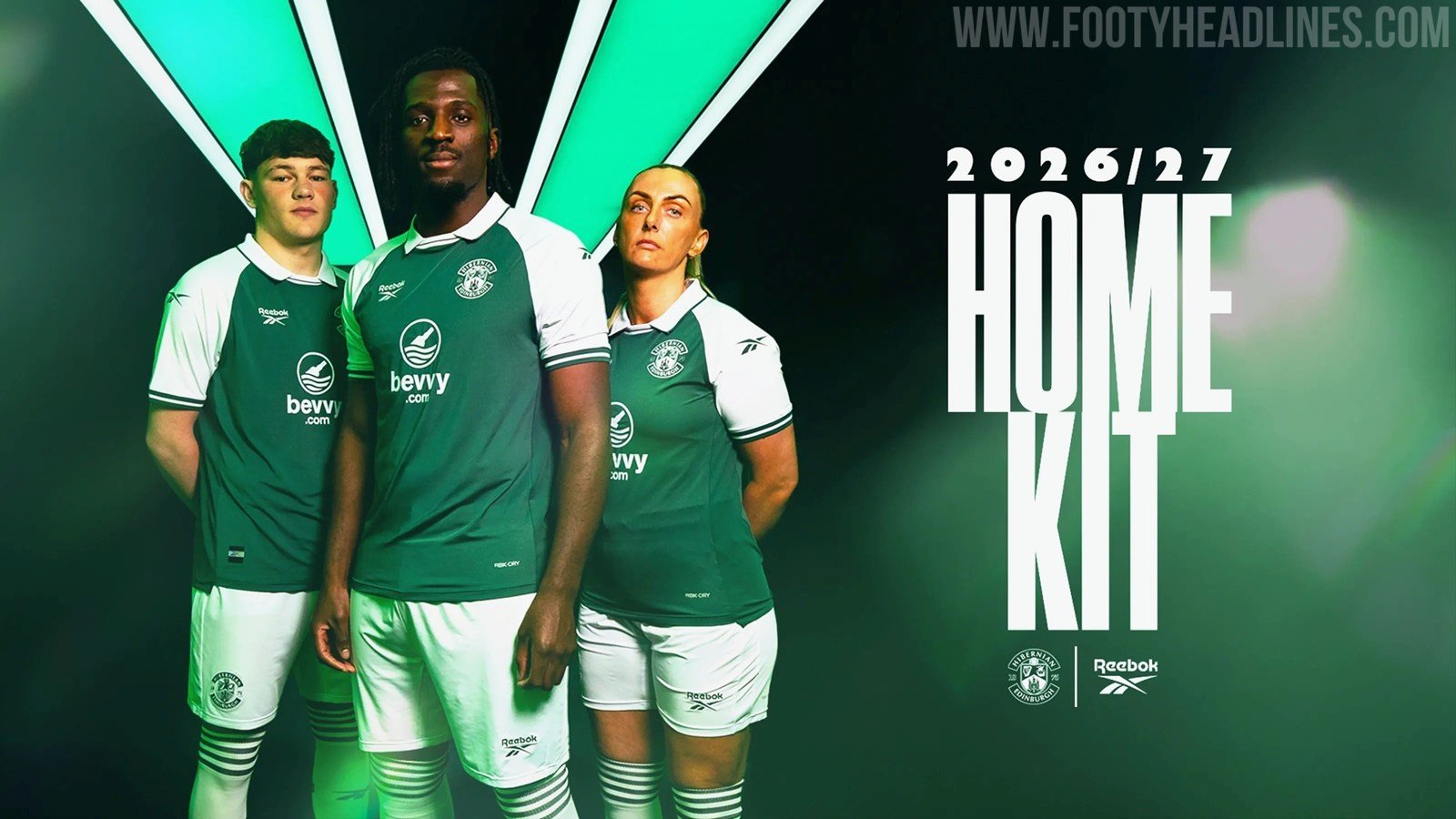 Hibernian FC 26-27 Home Kit Released