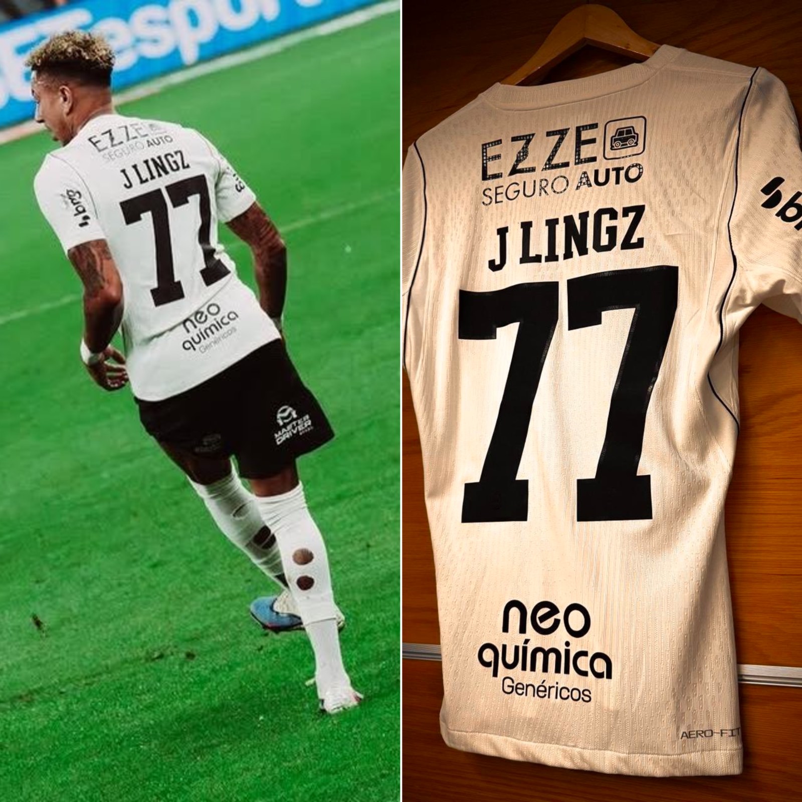 Jesse Lingard Wears 'J Lingz' on His Corinthians Kit