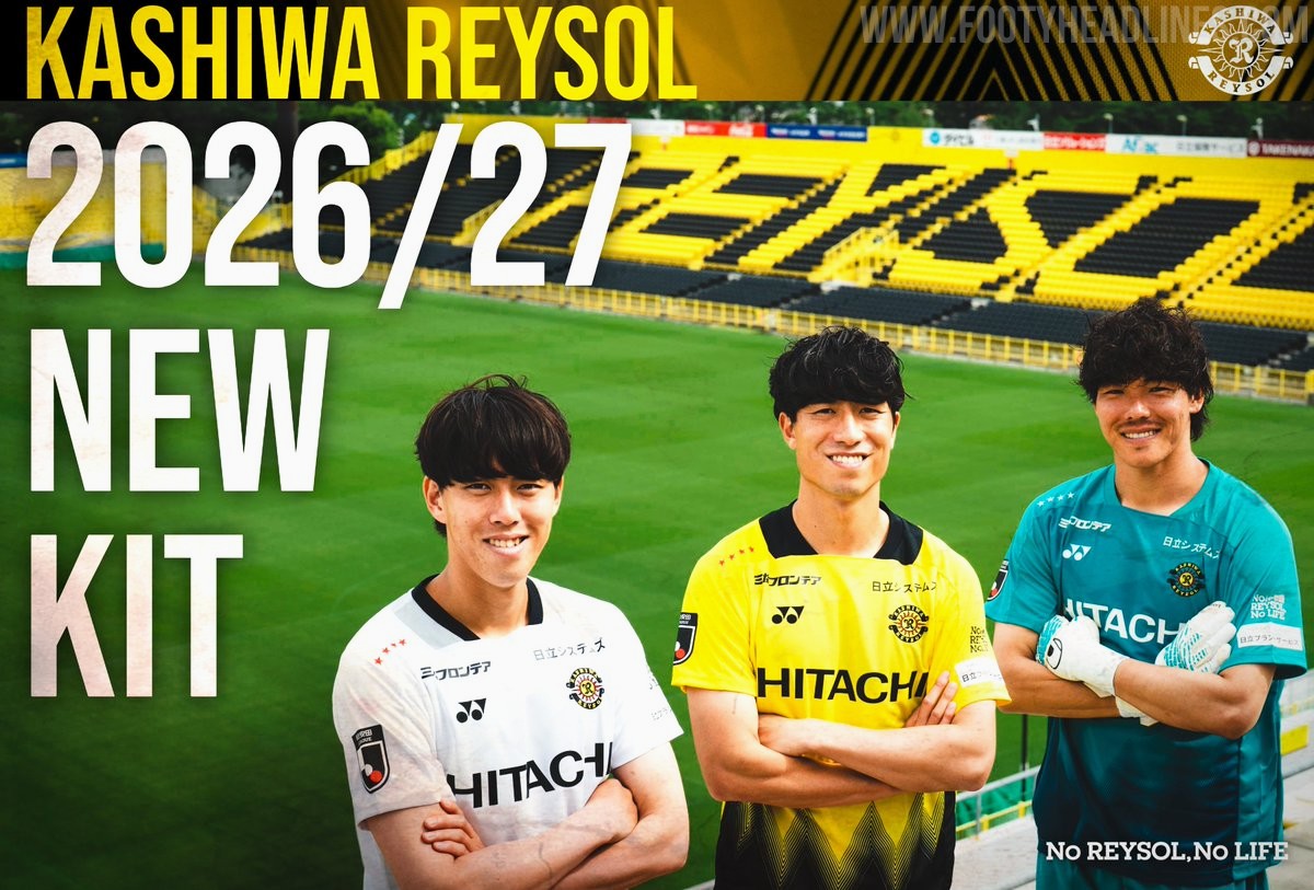 Kashiwa Reysol 26-27 Kits Released