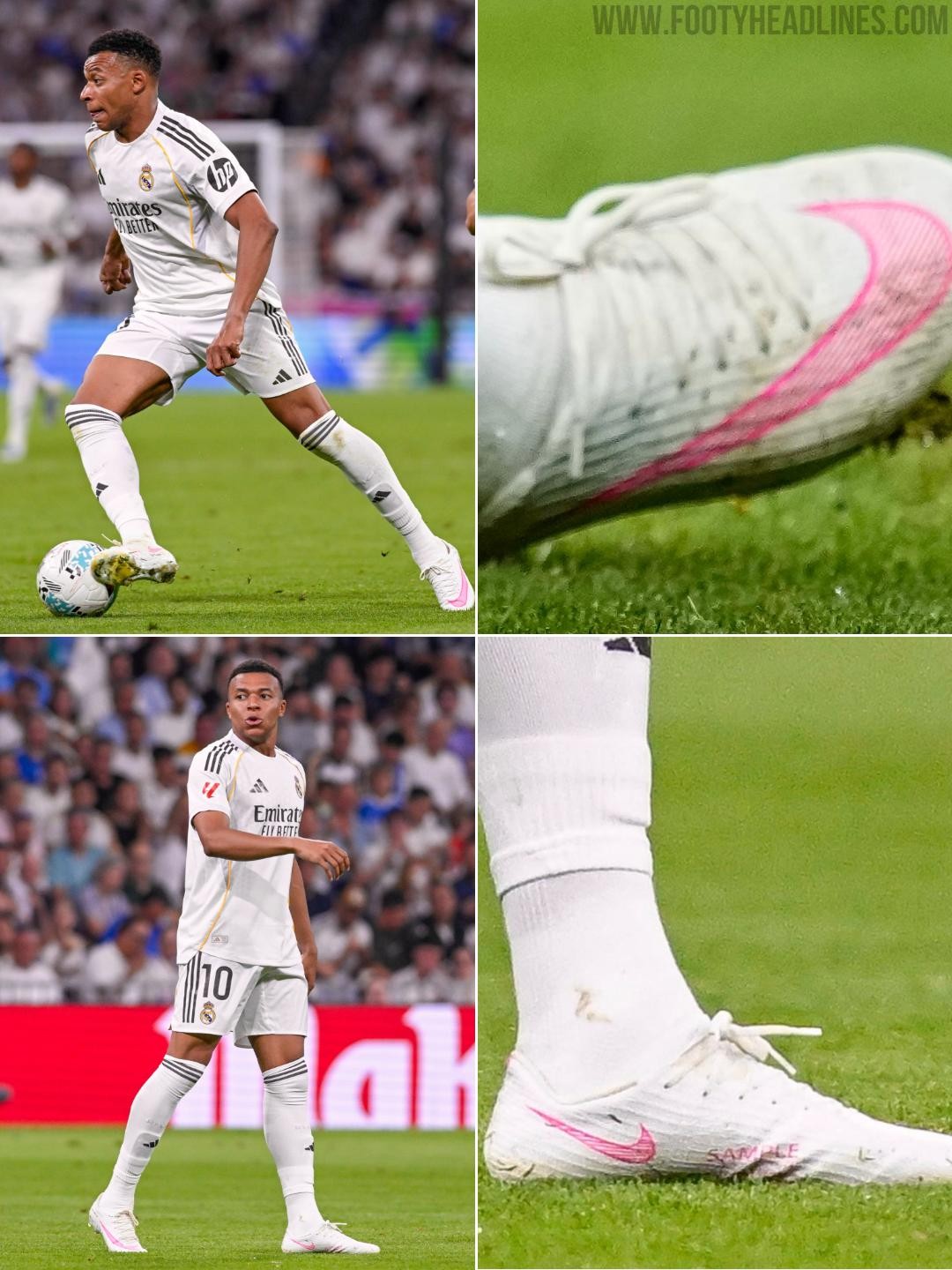 Kylian Mbappé Debuts White/Pink Next-Gen Nike Mercurial 