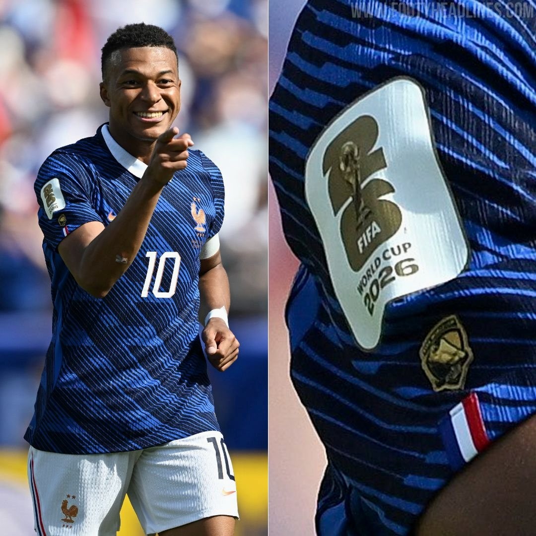 Kylian Mbappe Wears Special World Cup 'Top Scorer' Patch