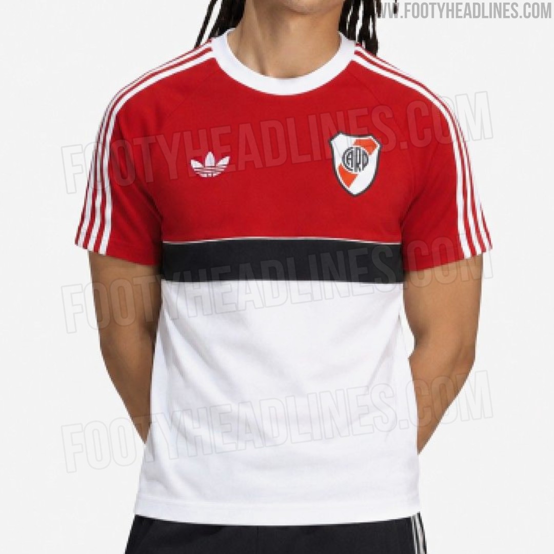 Leaked: Adidas Originals River Plate Retro Shirt Hints at 26-27 Away Kit