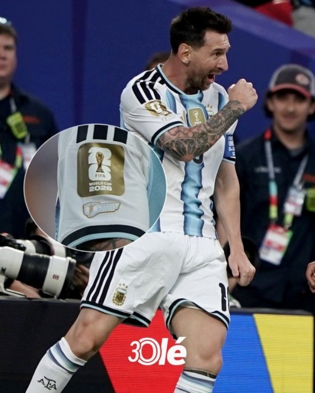 Messi Wears FIFA 2026 World Cup 'Legacy' Patch