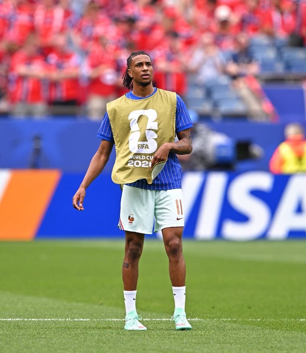 Michael Olise Wears Custom Mint Green Nike Hypervenom Boots to Match France Away Kit