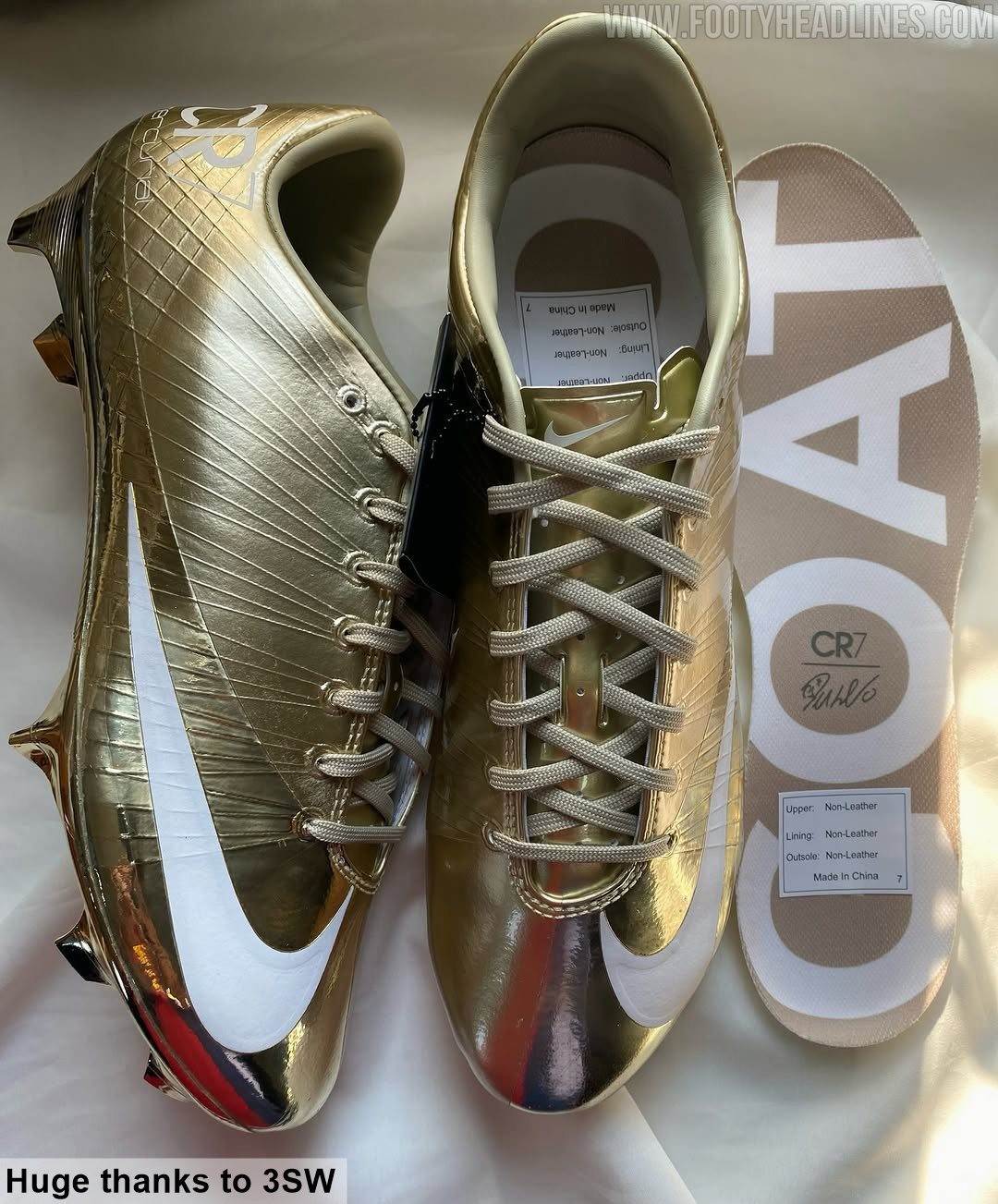 Nike Confirms Release of Gold Mercurial CR7 2026 World Cup Boots