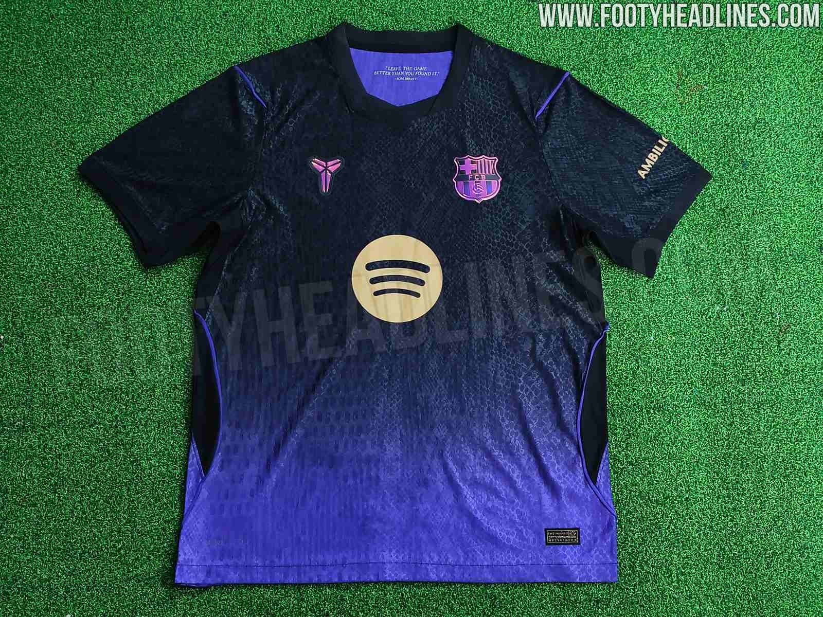 Nike Mamba Barcelona 26-27 Third Kit Leaked