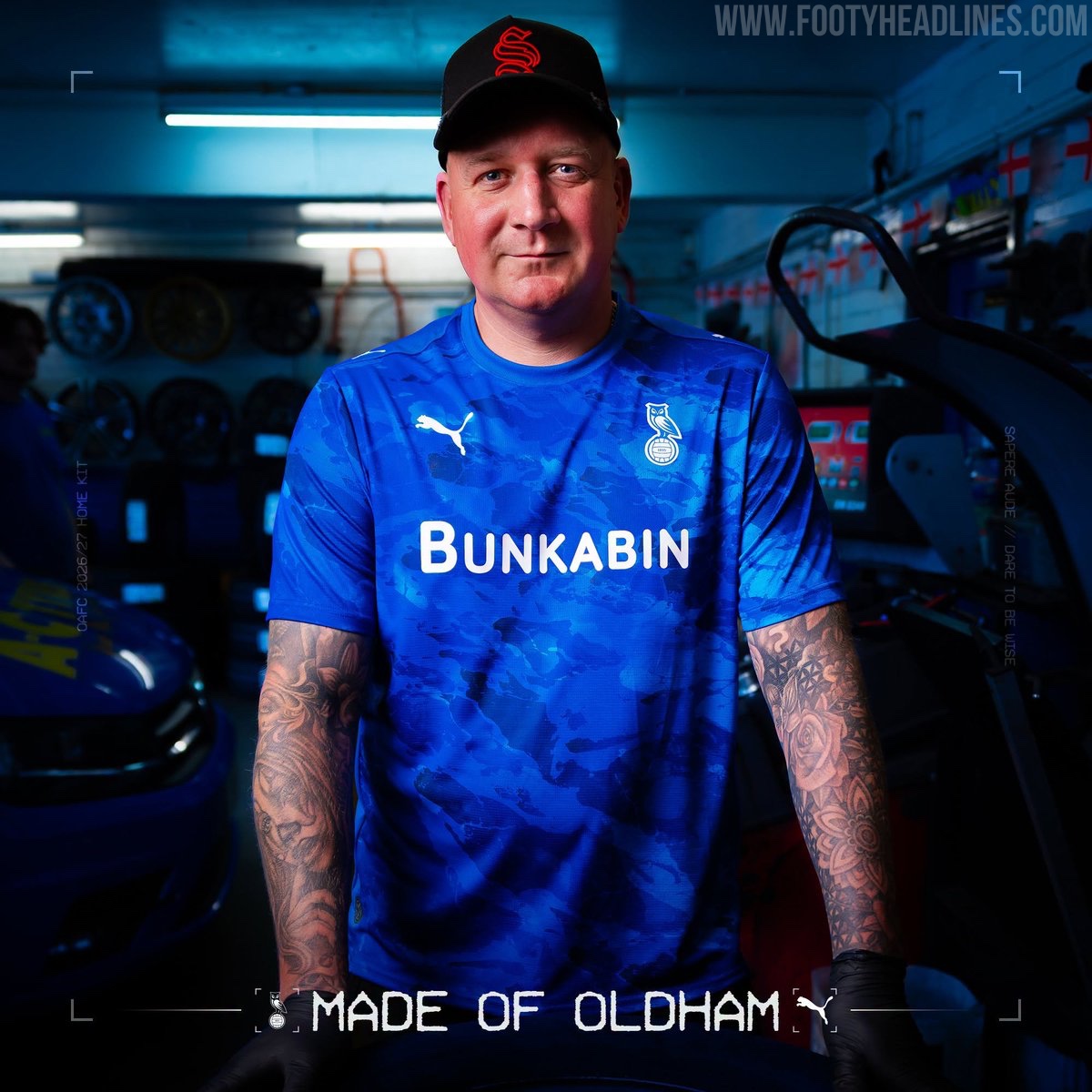Oldham Athletic 26-27 Home Kit Released