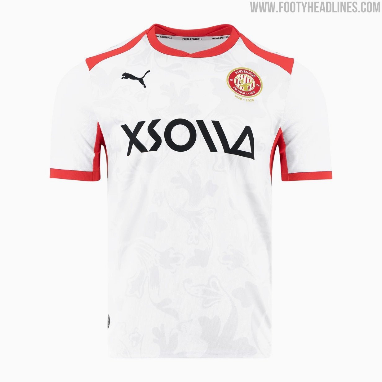 Puma Stevenage 26-27 Home Kit Released - No More Macron
