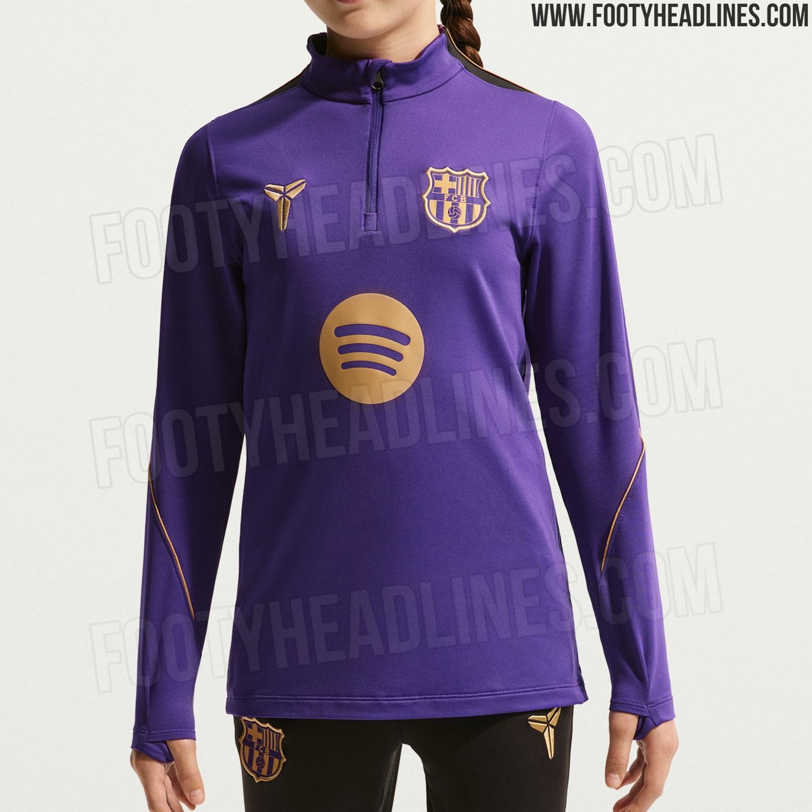 Purple Nike Mamba Barcelona 26-27 Away Training Kit Leaked