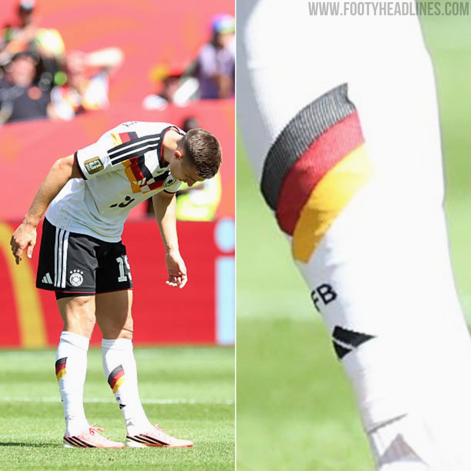 Schlotterbeck Deliberately Wears His Football Socks the Wrong Way Round