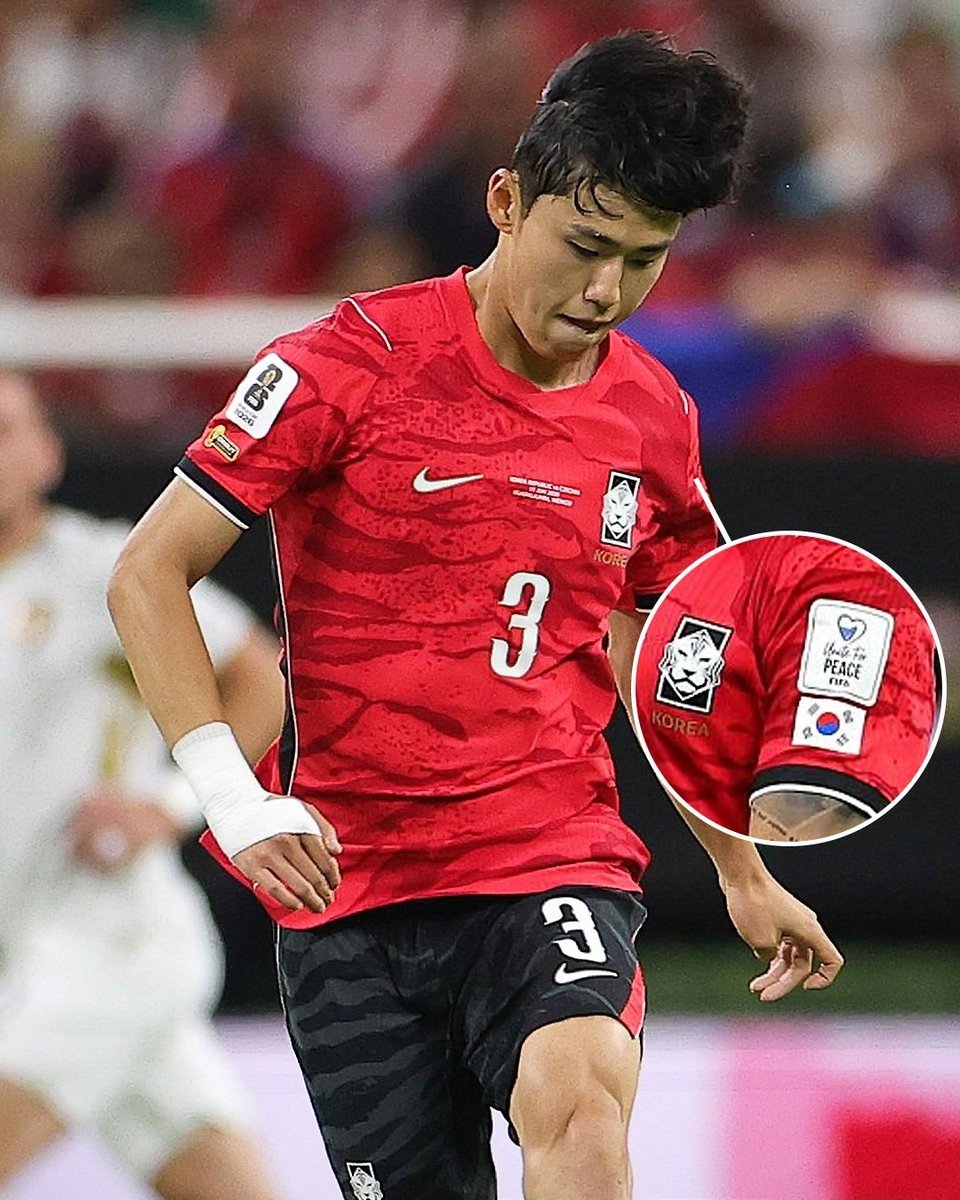 South Korea 2026 World Cup Home Kit Features National Flag on Sleeve