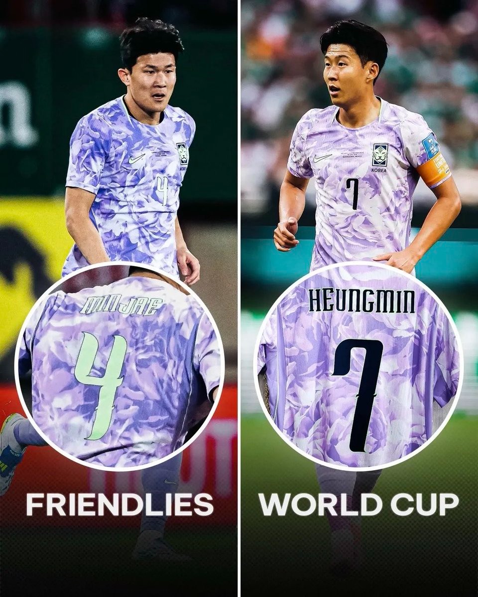South Korea Forced to Change Away Kit Font Color for 2026 World Cup