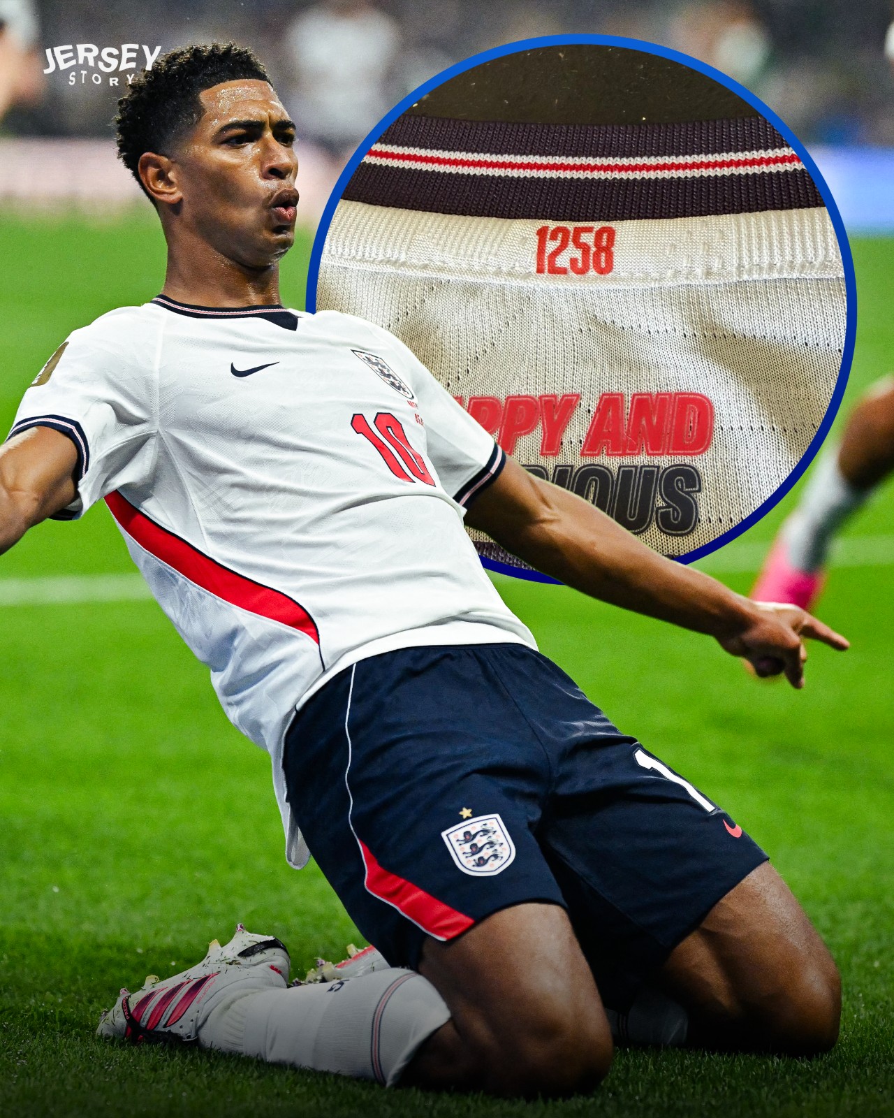 Special Legacy Numbers on England Kits