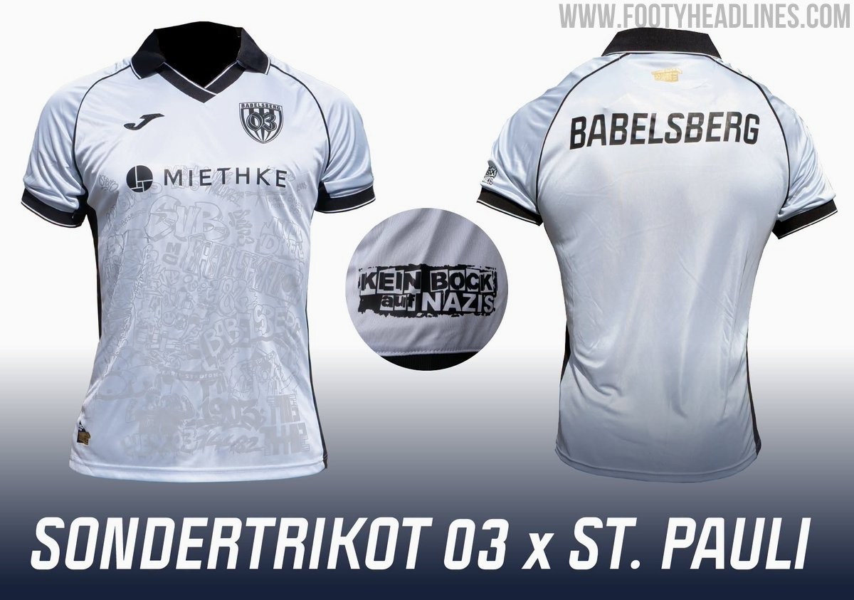 SV Babelsberg 03 x FC St. Pauli 26-27 'Kein Bock auf Nazis' Special Pre-Season Kit Released