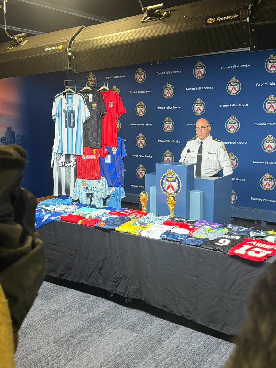 Toronto Police Seize Record 16,000+ Counterfeit Shirts Worth CA$3.5M