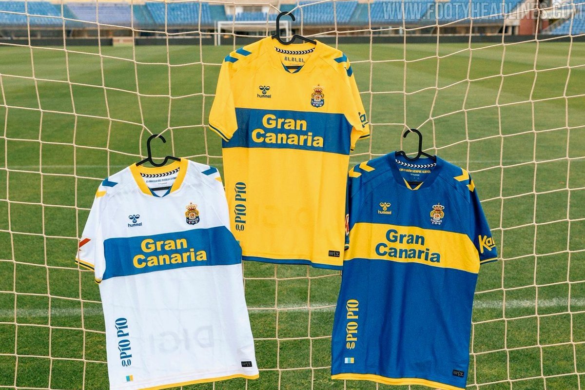 UD Las Palmas 26-27 Home, Away & Third Kits Released