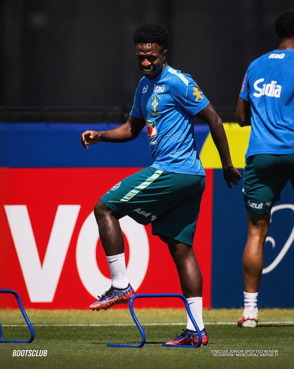 Vinicius Jr Joins Mbappé in Nike Mercurial 2026 Scorpion Boots