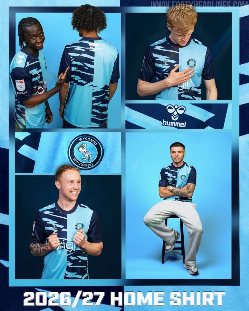 Wycombe Wanderers 26-27 Home & Away Kits Released